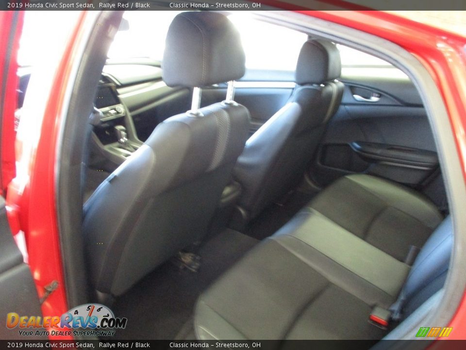 2019 Honda Civic Sport Sedan Rallye Red / Black Photo #23