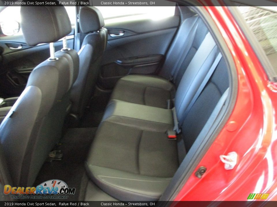 2019 Honda Civic Sport Sedan Rallye Red / Black Photo #24