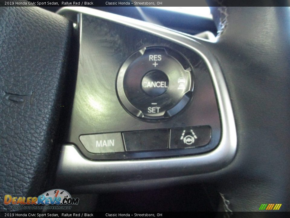 2019 Honda Civic Sport Sedan Rallye Red / Black Photo #31