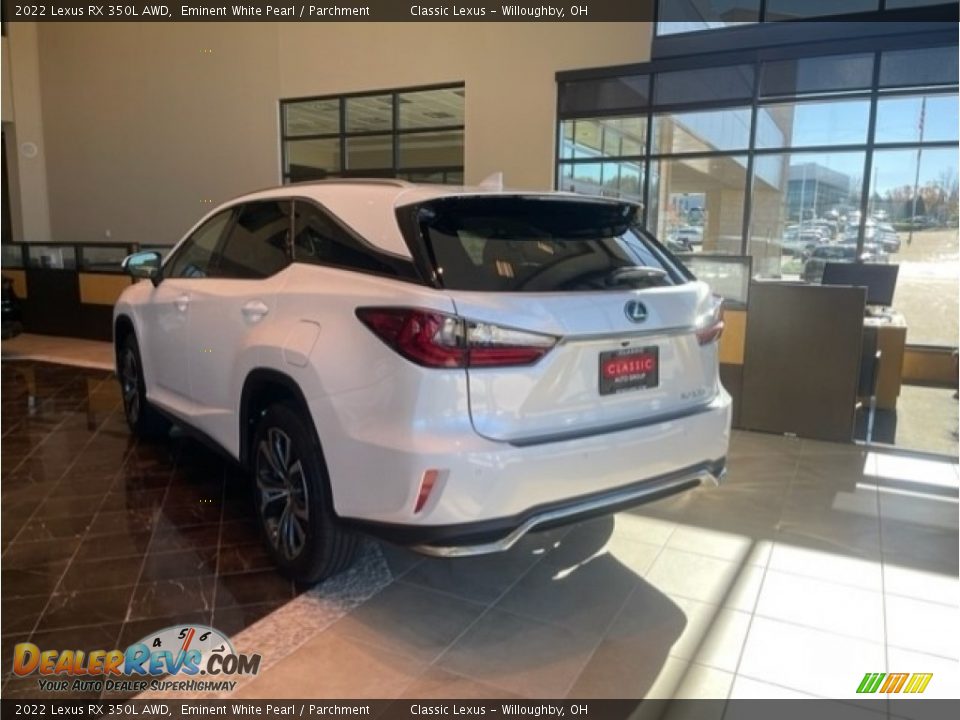 2022 Lexus RX 350L AWD Eminent White Pearl / Parchment Photo #4