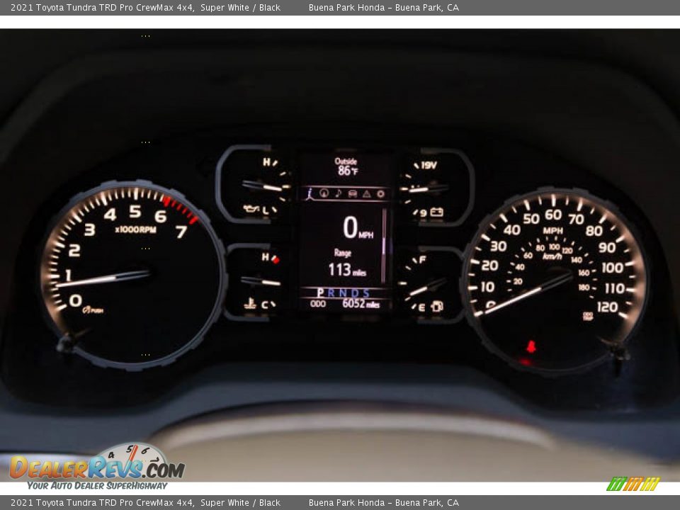 2021 Toyota Tundra TRD Pro CrewMax 4x4 Gauges Photo #33