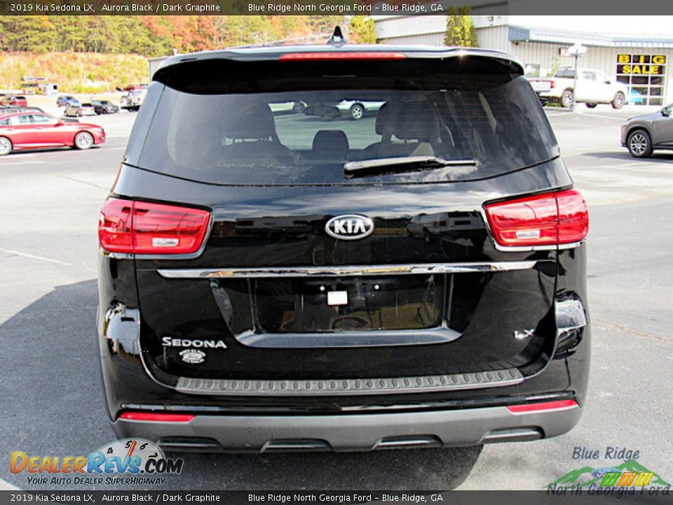 2019 Kia Sedona LX Aurora Black / Dark Graphite Photo #4