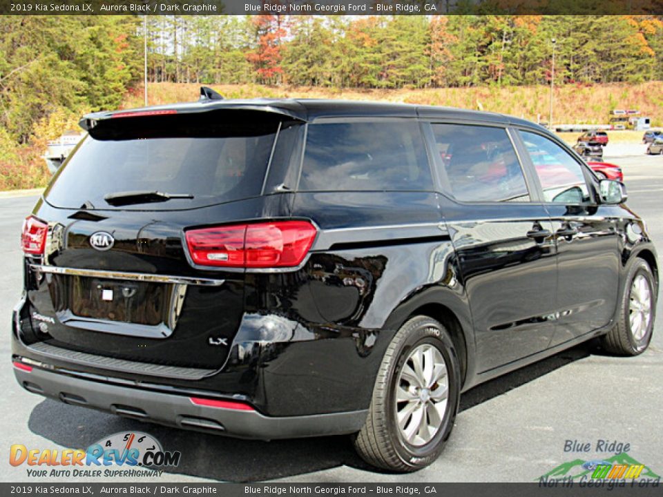 2019 Kia Sedona LX Aurora Black / Dark Graphite Photo #5