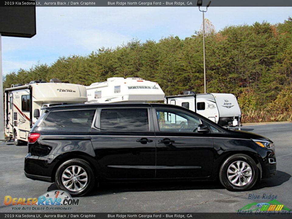 2019 Kia Sedona LX Aurora Black / Dark Graphite Photo #6