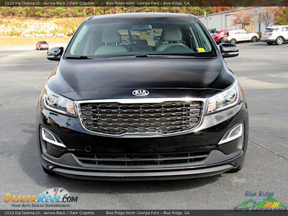 2019 Kia Sedona LX Aurora Black / Dark Graphite Photo #8