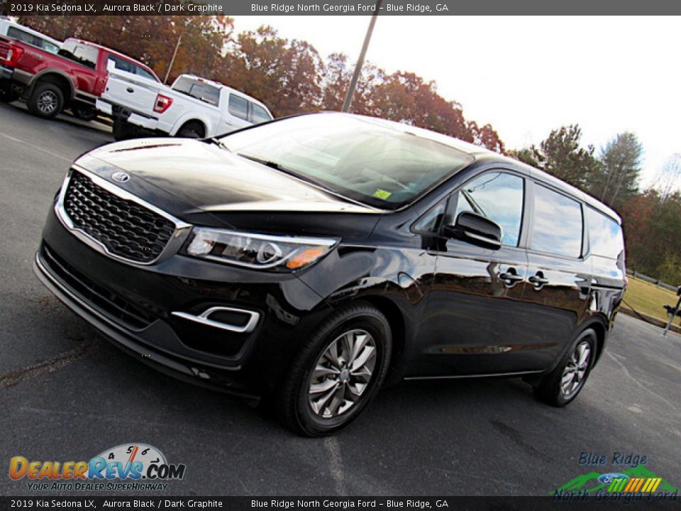 2019 Kia Sedona LX Aurora Black / Dark Graphite Photo #25