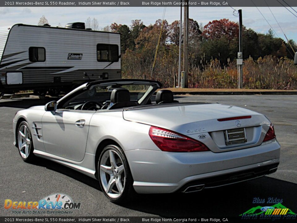 2013 Mercedes-Benz SL 550 Roadster Iridium Silver Metallic / Black Photo #3