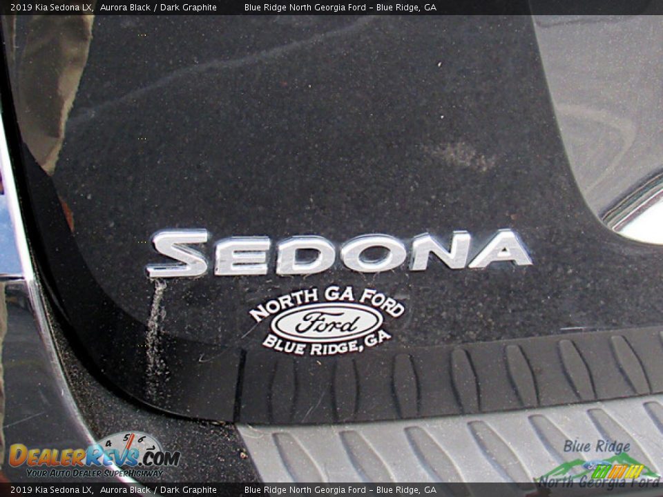 2019 Kia Sedona LX Aurora Black / Dark Graphite Photo #29