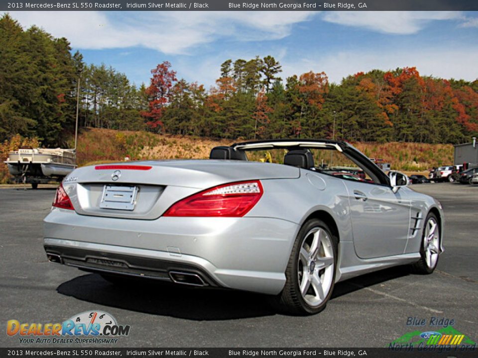 2013 Mercedes-Benz SL 550 Roadster Iridium Silver Metallic / Black Photo #5