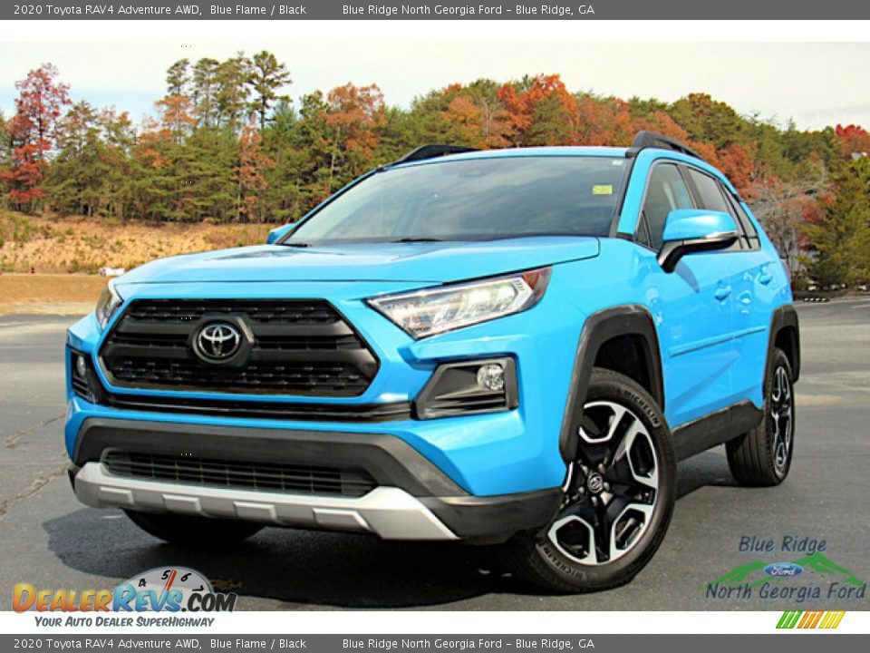 2020 Toyota RAV4 Adventure AWD Blue Flame / Black Photo #1