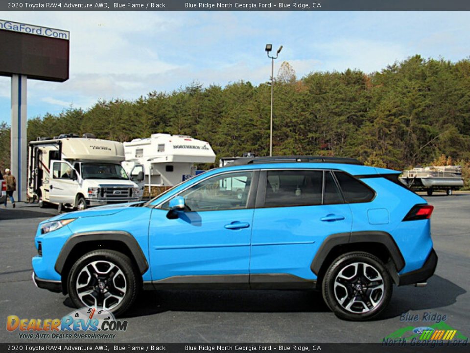 Blue Flame 2020 Toyota RAV4 Adventure AWD Photo #2