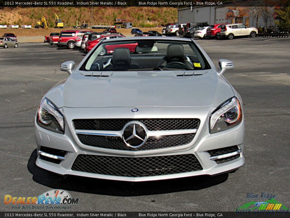 2013 Mercedes-Benz SL 550 Roadster Iridium Silver Metallic / Black Photo #8