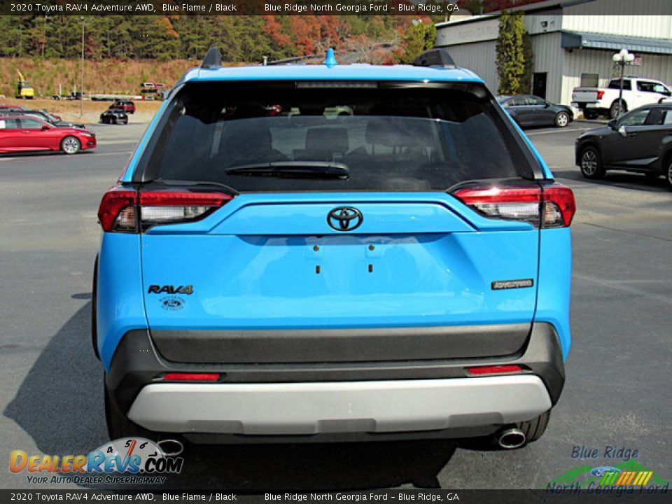 2020 Toyota RAV4 Adventure AWD Blue Flame / Black Photo #4