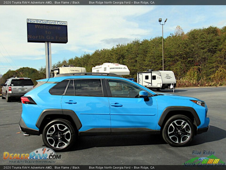 2020 Toyota RAV4 Adventure AWD Blue Flame / Black Photo #6