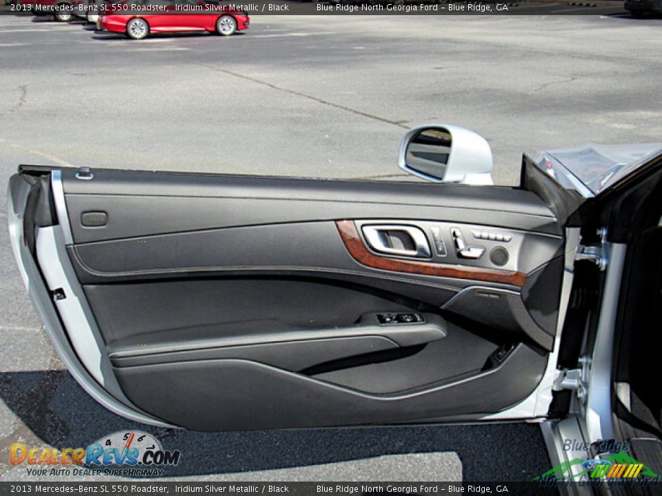 2013 Mercedes-Benz SL 550 Roadster Iridium Silver Metallic / Black Photo #12