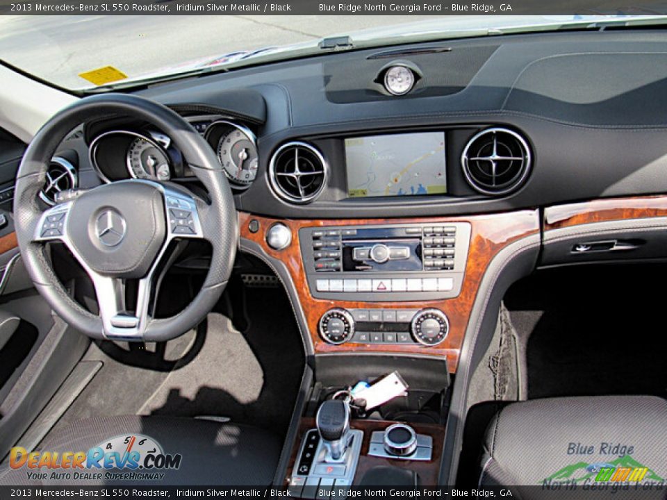 2013 Mercedes-Benz SL 550 Roadster Iridium Silver Metallic / Black Photo #17