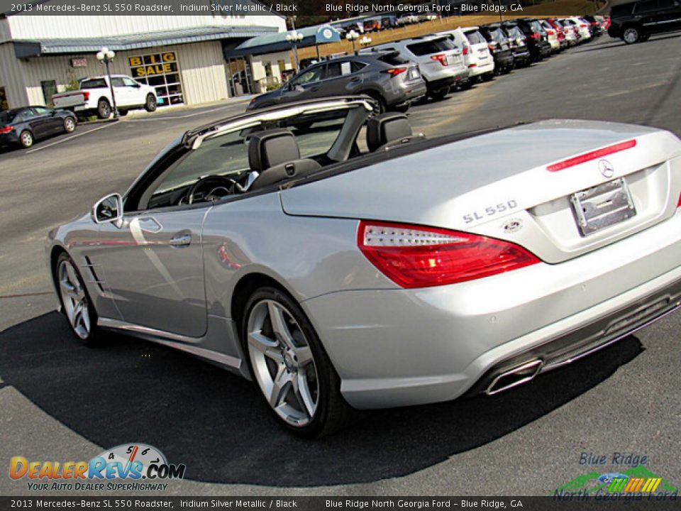 2013 Mercedes-Benz SL 550 Roadster Iridium Silver Metallic / Black Photo #29