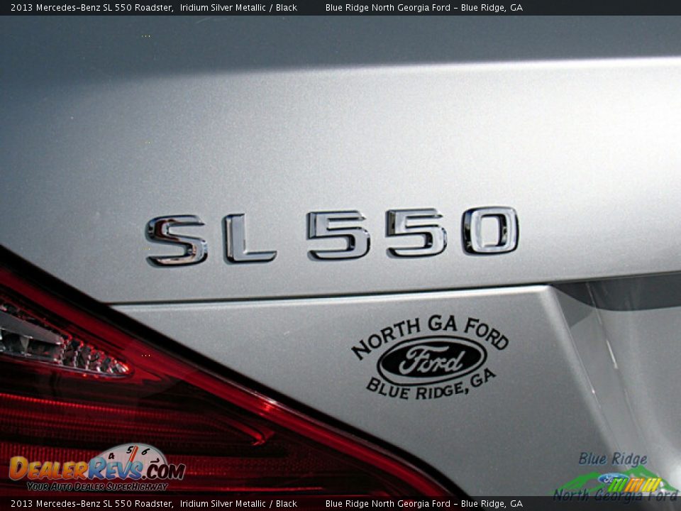 2013 Mercedes-Benz SL 550 Roadster Iridium Silver Metallic / Black Photo #30