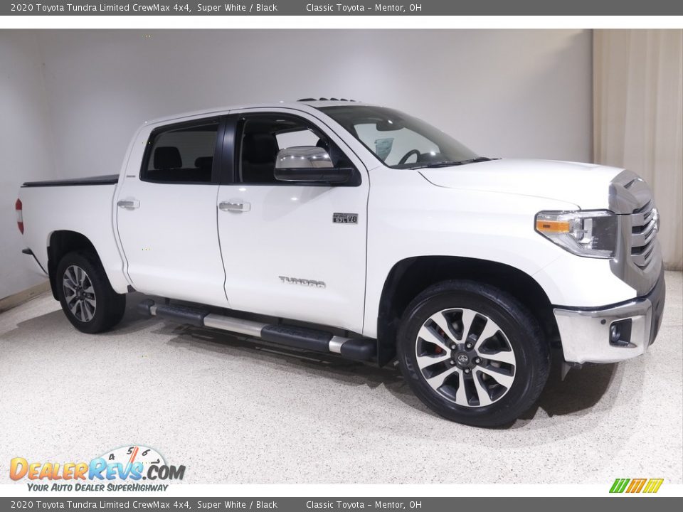Super White 2020 Toyota Tundra Limited CrewMax 4x4 Photo #1