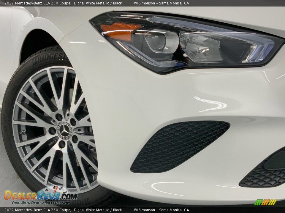2022 Mercedes-Benz CLA 250 Coupe Digital White Metallic / Black Photo #3