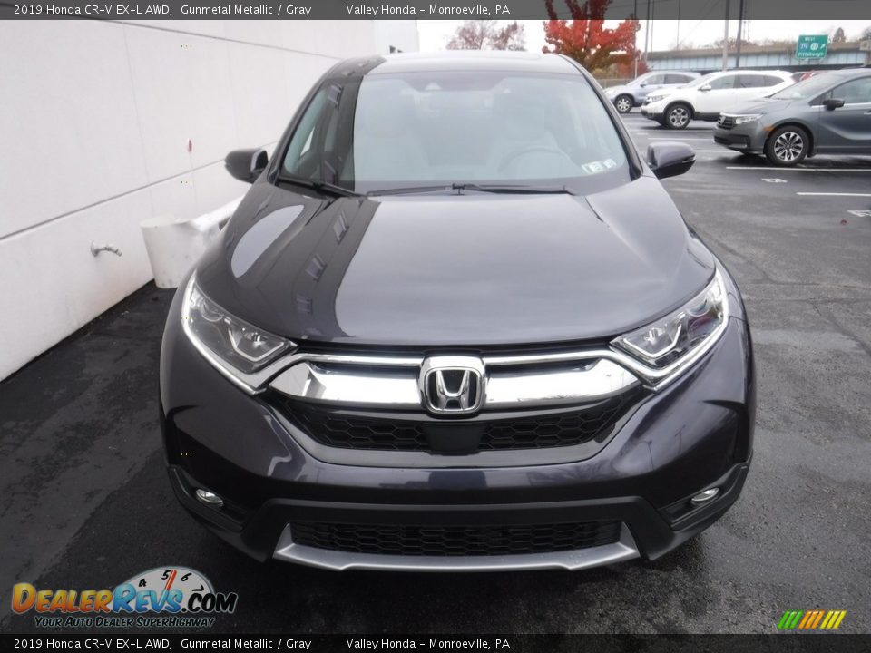 2019 Honda CR-V EX-L AWD Gunmetal Metallic / Gray Photo #5