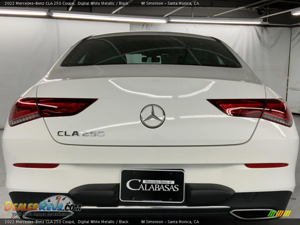 2022 Mercedes-Benz CLA 250 Coupe Digital White Metallic / Black Photo #5