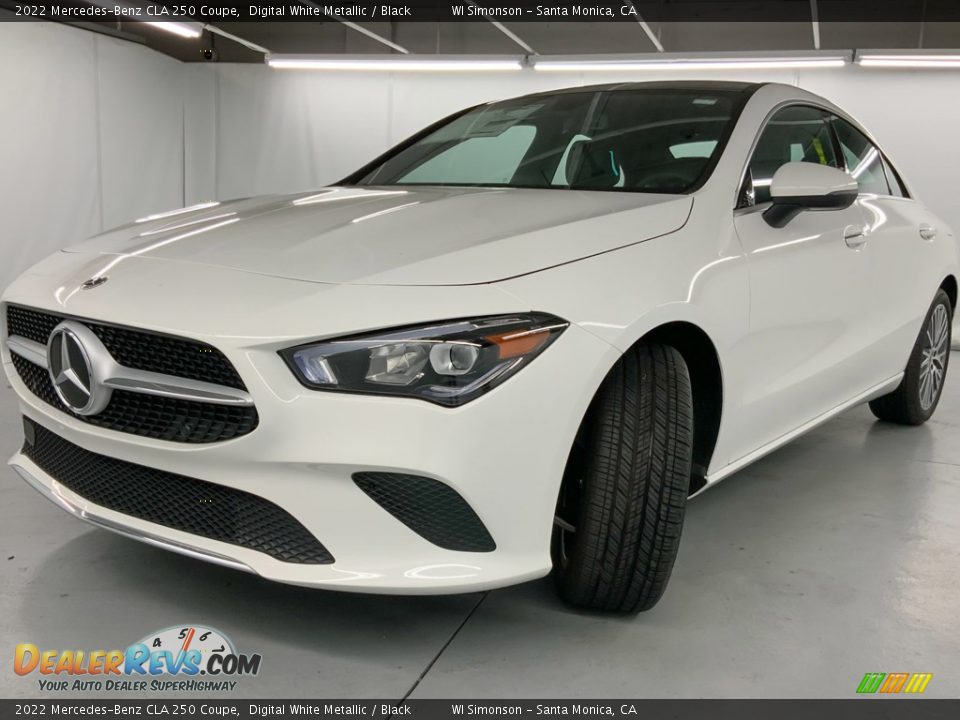 2022 Mercedes-Benz CLA 250 Coupe Digital White Metallic / Black Photo #7