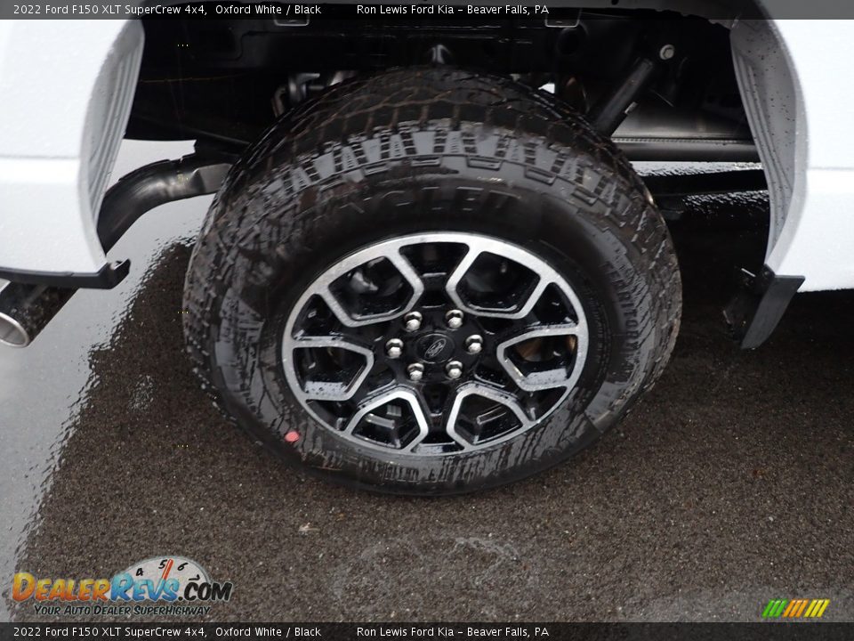 2022 Ford F150 XLT SuperCrew 4x4 Oxford White / Black Photo #9