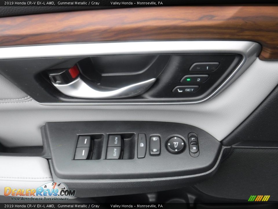 2019 Honda CR-V EX-L AWD Gunmetal Metallic / Gray Photo #11