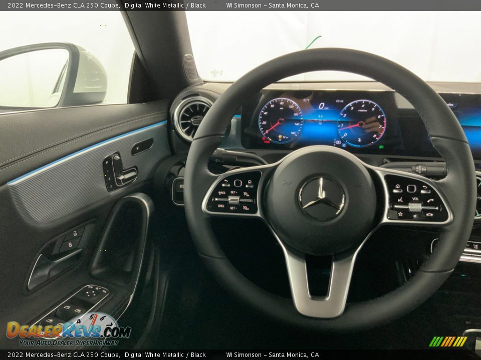2022 Mercedes-Benz CLA 250 Coupe Digital White Metallic / Black Photo #11