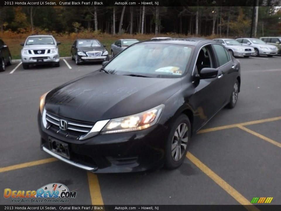 2013 Honda Accord LX Sedan Crystal Black Pearl / Black Photo #2