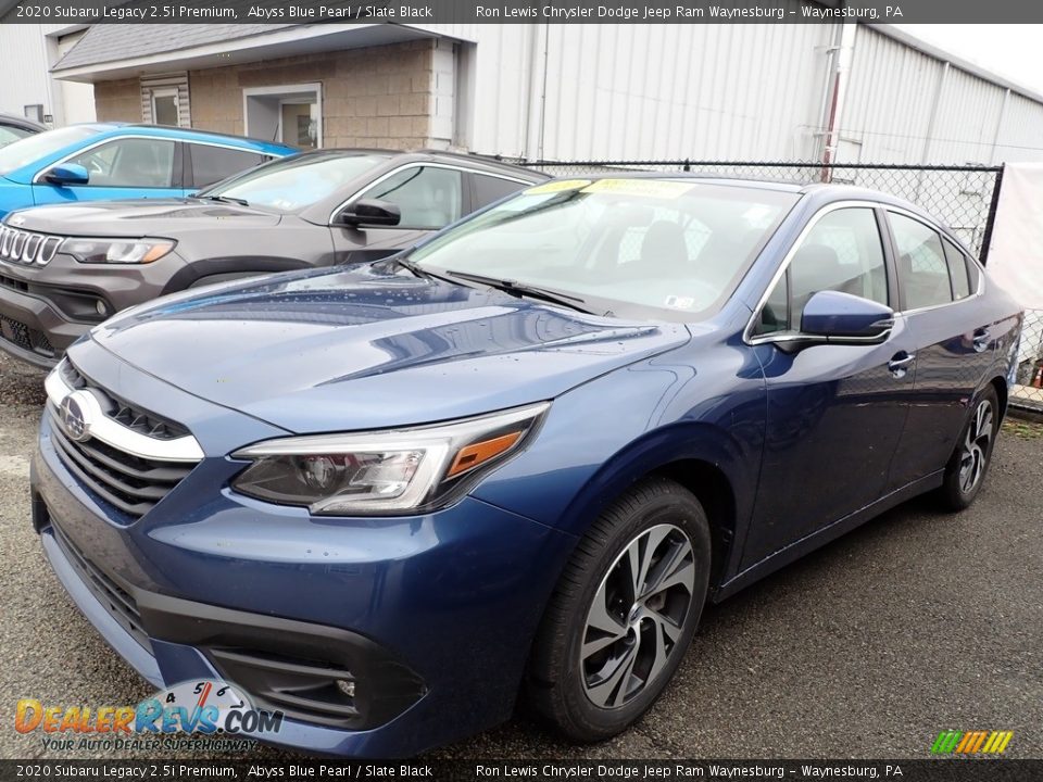 2020 Subaru Legacy 2.5i Premium Abyss Blue Pearl / Slate Black Photo #1