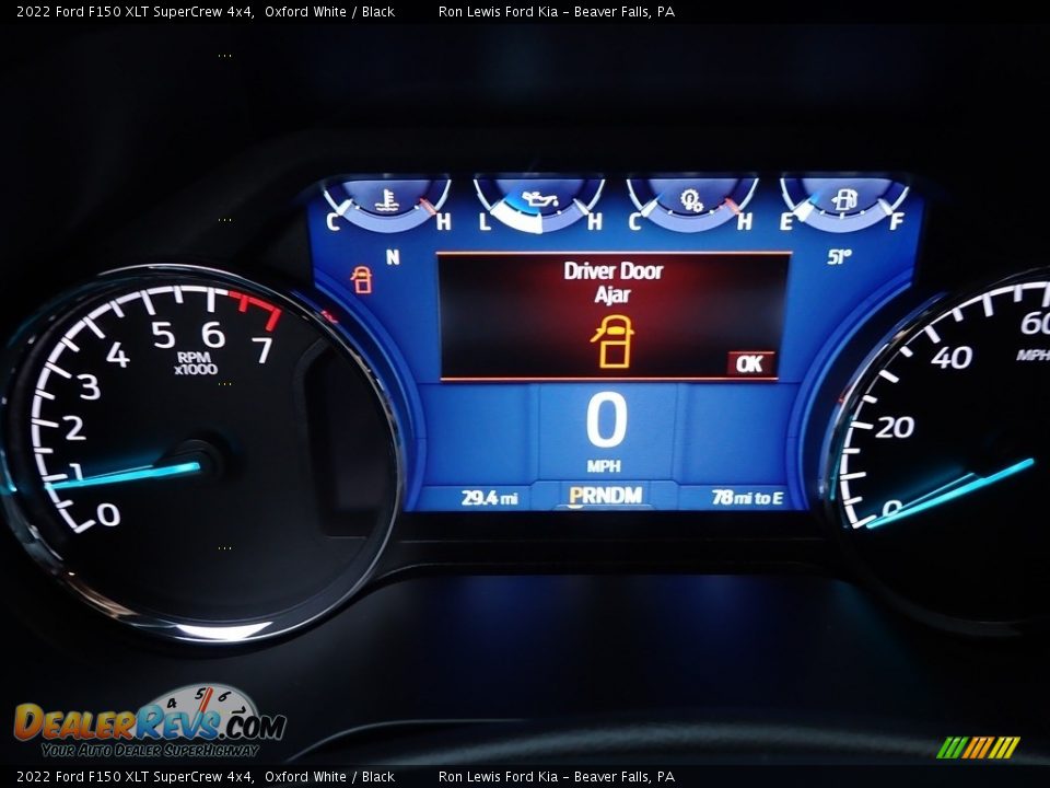 2022 Ford F150 XLT SuperCrew 4x4 Oxford White / Black Photo #17