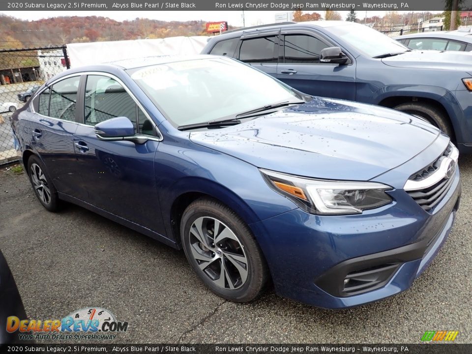 2020 Subaru Legacy 2.5i Premium Abyss Blue Pearl / Slate Black Photo #4