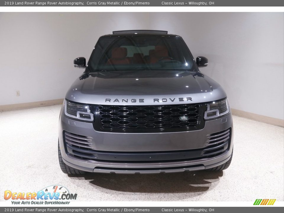 2019 Land Rover Range Rover Autobiography Corris Gray Metallic / Ebony/Pimento Photo #2