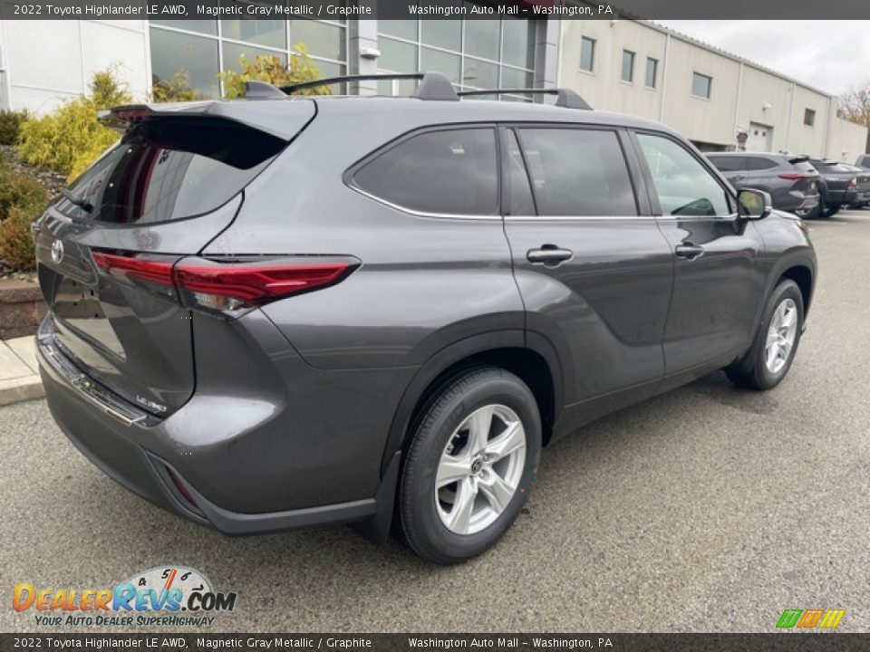 2022 Toyota Highlander LE AWD Magnetic Gray Metallic / Graphite Photo #9