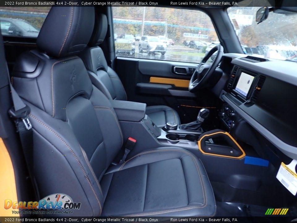 Black Onyx Interior - 2022 Ford Bronco Badlands 4x4 2-Door Photo #10