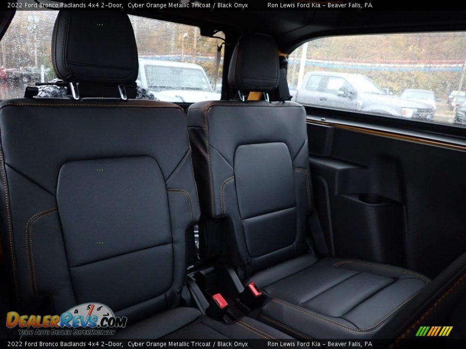 Rear Seat of 2022 Ford Bronco Badlands 4x4 2-Door Photo #11