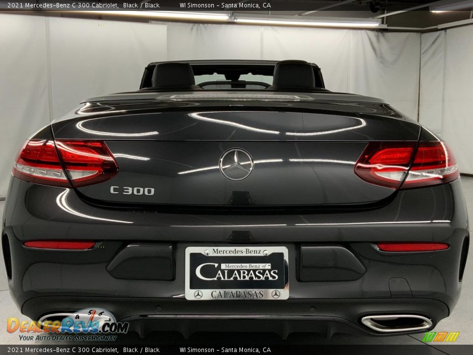 2021 Mercedes-Benz C 300 Cabriolet Black / Black Photo #8