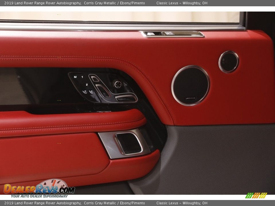 2019 Land Rover Range Rover Autobiography Corris Gray Metallic / Ebony/Pimento Photo #28