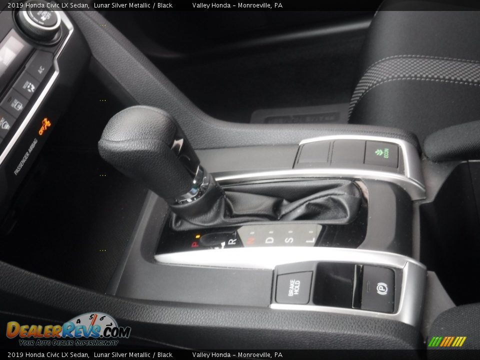 2019 Honda Civic LX Sedan Lunar Silver Metallic / Black Photo #12