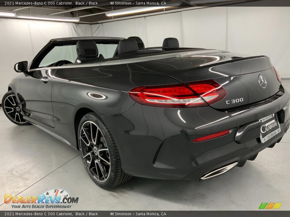 2021 Mercedes-Benz C 300 Cabriolet Black / Black Photo #14