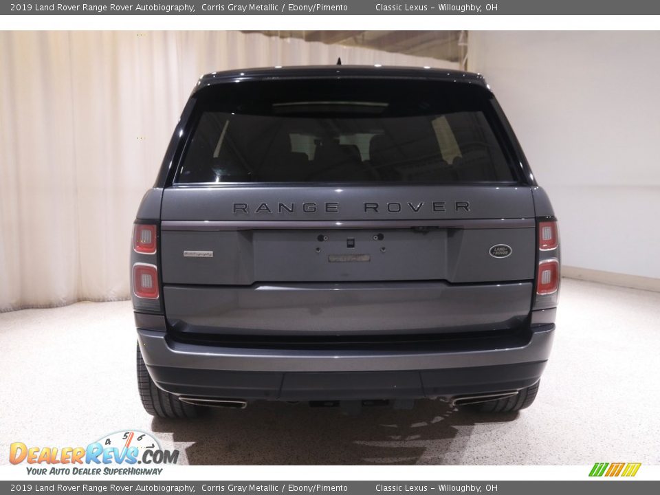 2019 Land Rover Range Rover Autobiography Corris Gray Metallic / Ebony/Pimento Photo #32