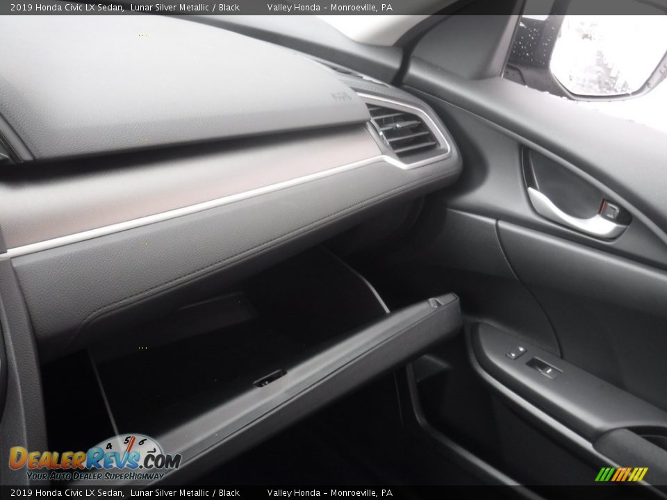 2019 Honda Civic LX Sedan Lunar Silver Metallic / Black Photo #15