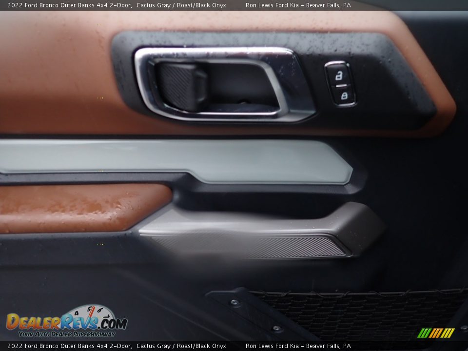 2022 Ford Bronco Outer Banks 4x4 2-Door Cactus Gray / Roast/Black Onyx Photo #15