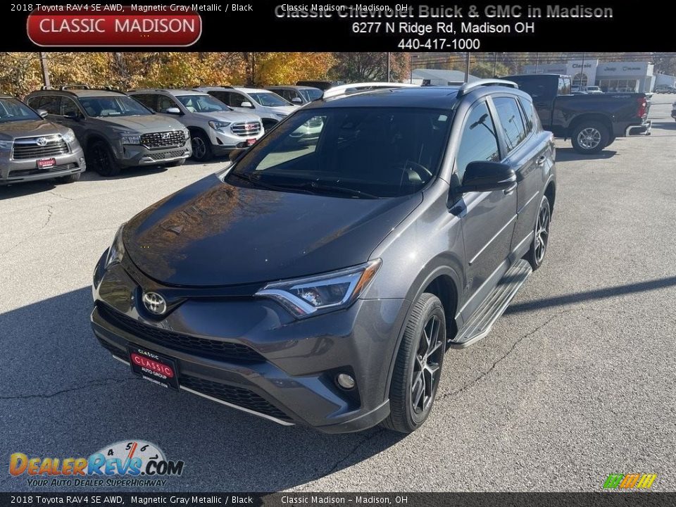 2018 Toyota RAV4 SE AWD Magnetic Gray Metallic / Black Photo #1