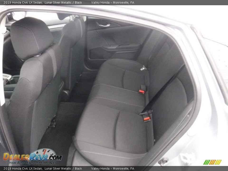 2019 Honda Civic LX Sedan Lunar Silver Metallic / Black Photo #20
