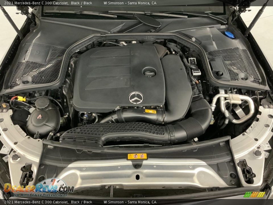 2021 Mercedes-Benz C 300 Cabriolet Black / Black Photo #19