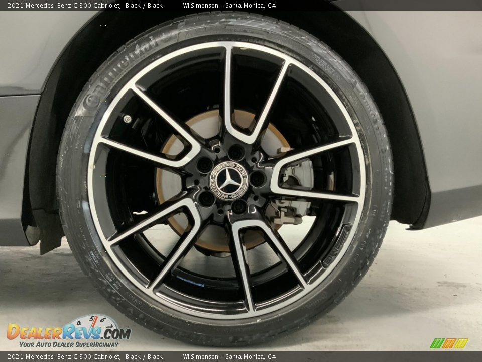 2021 Mercedes-Benz C 300 Cabriolet Black / Black Photo #20
