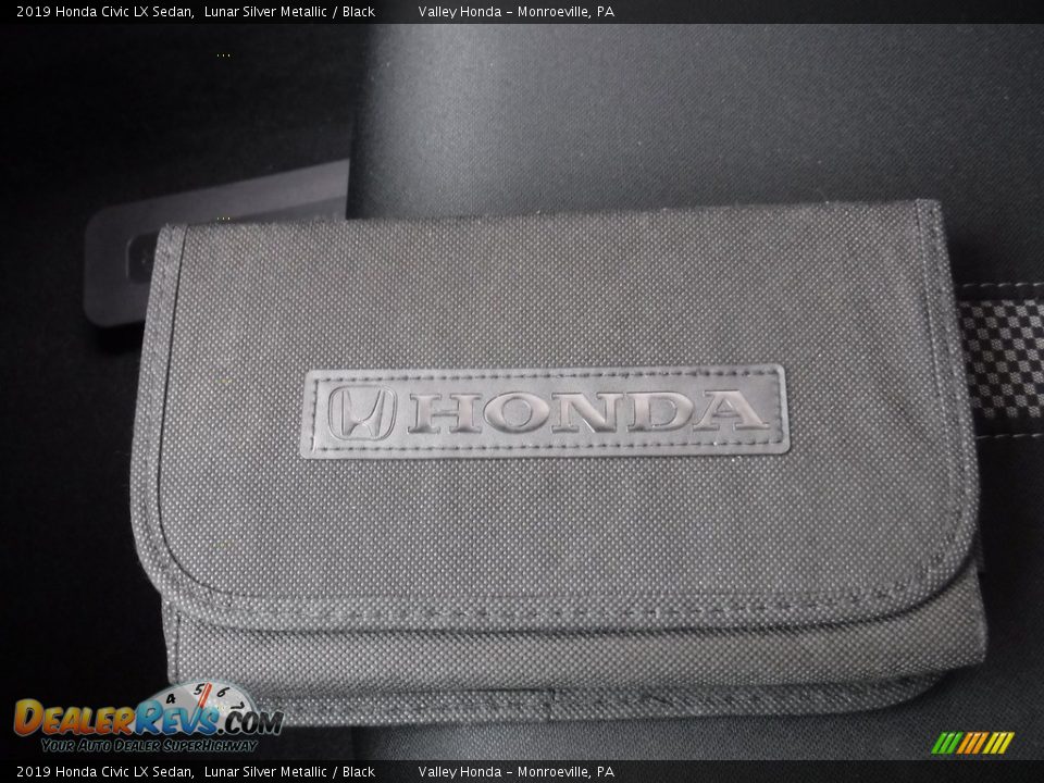 2019 Honda Civic LX Sedan Lunar Silver Metallic / Black Photo #23